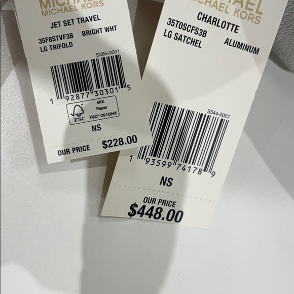 2pc MK Michael Kors satchel bag wallet set - Picture 10 of 10